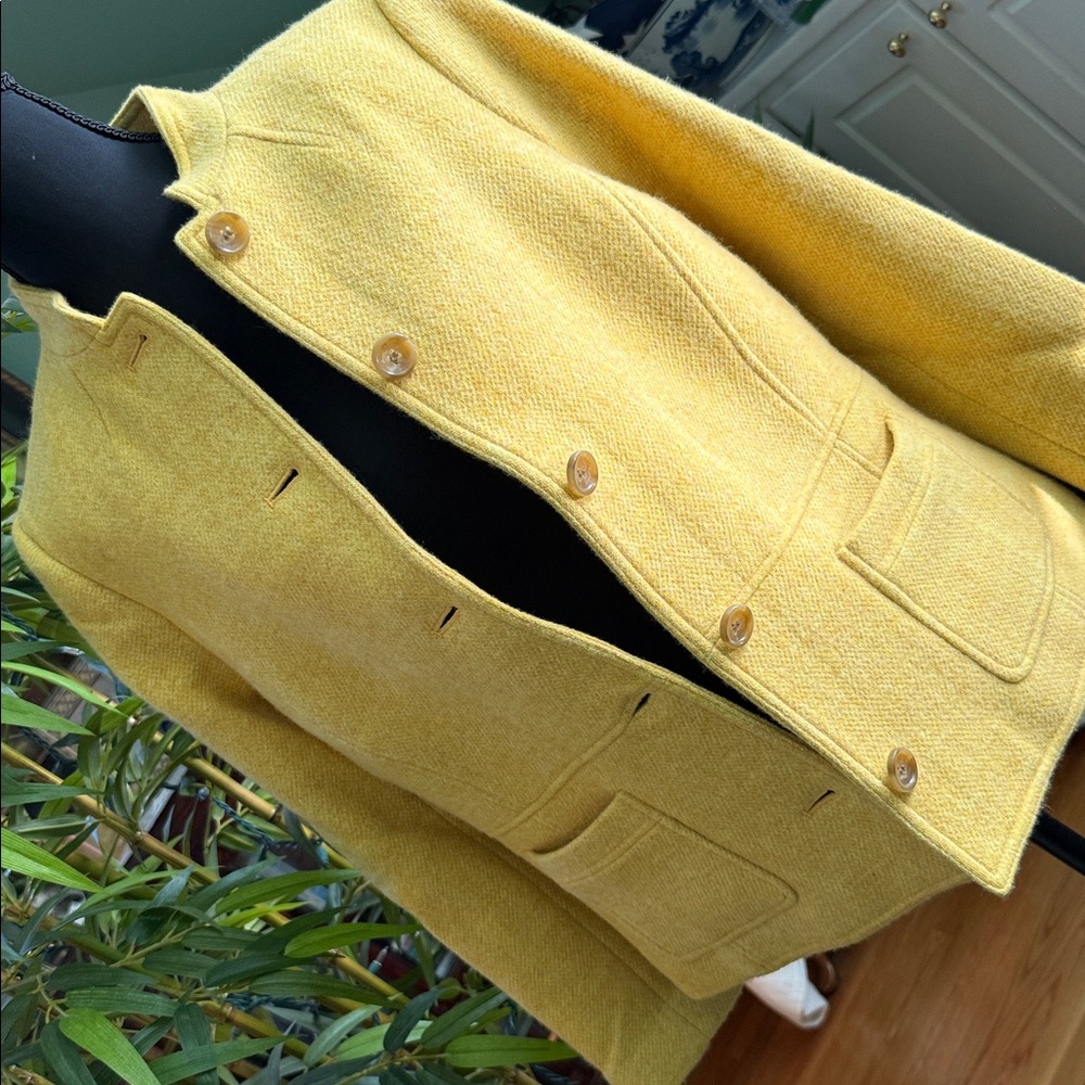 Yellow Button-Up Jacket - Picture 3 of 8